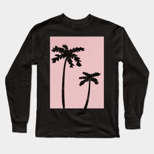 Pink Palms Long Sleeve T-Shirt